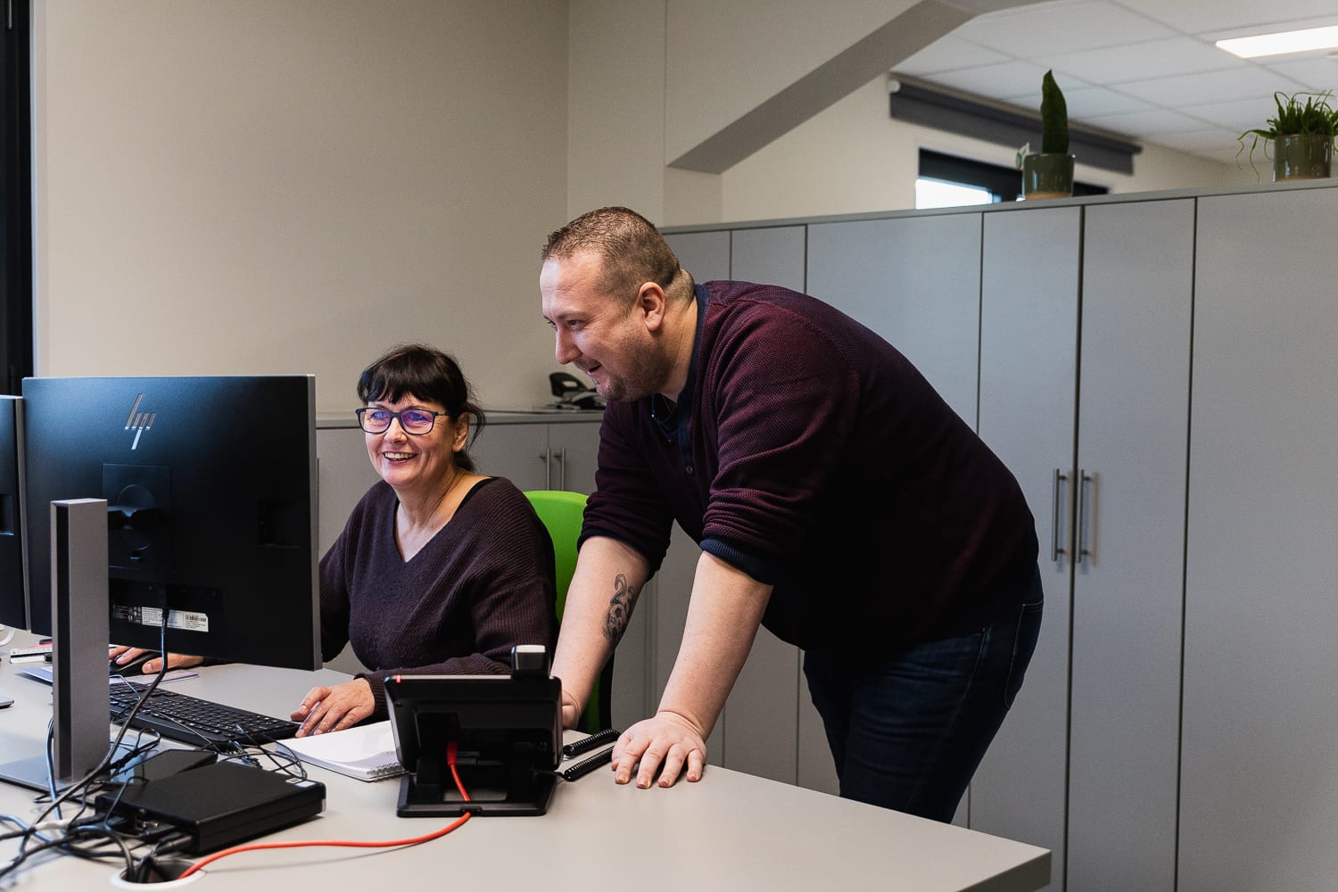 Twee Climatrix-collega